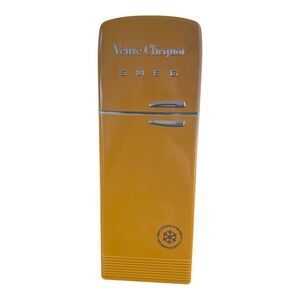Veuve Clicquot x SMEG Champagne Fridge Tin Chiller Yellow NO BOTTLE